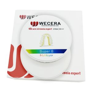 Cheap CAD CAM Dental Zirconia Ceramic Blocks 3D Pro Multilayer 43% - 57% Translucent for sale