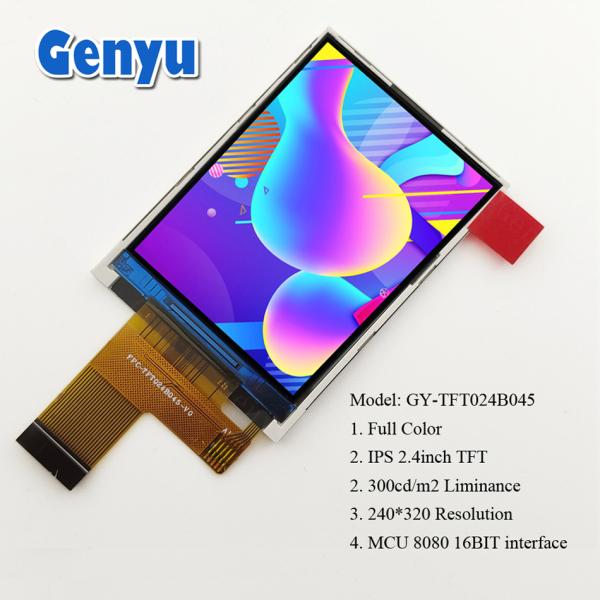 Quality 2.4 Inch TFT LCD Module 24PIN FPC 240x320 IPS Free Angle ST7789 16-Bit MCU wholesale