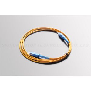 Sc To Sc Fiber Patch Cable SC / UPC - SC / UPC Connector 2.0mm / 3.0mm