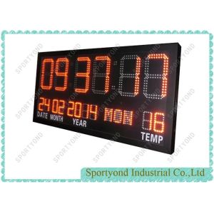 Cheap LED Clock board with temperature display for sale