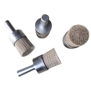 50mm Abrasive Nylon End Brush 10mm Shank for Removing Rust