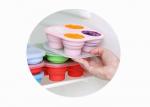 Baby Food Silicone Food Storage Containers / Silicone Sealed Crisper With Lid