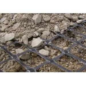 Extruded 2cm*2cm Mesh Pp Biaxial Geogrid 220gsm