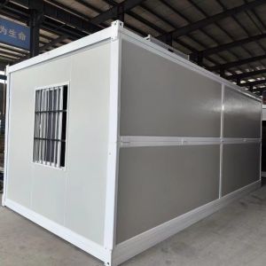 Modular Fold Up House Sandwich Panel Fireproof Foldable Expanding Cabin
