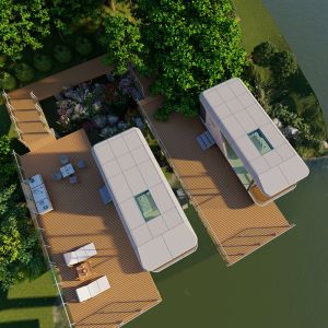 20 ㎡ 6 Tons Mobile Capsule House For Diversified Prefabricated Construction