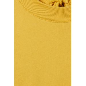 Fall Clothing Women Open Back Crewneck Blanket Sweatshirt