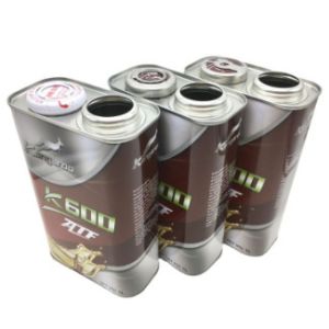 Cheap Custom 4L Empty Square Metal Jerry Oil Tin Can For Motor Oil Brake Cleaner Car Oil Engine Fluid Paint Metal Tin Can for sale