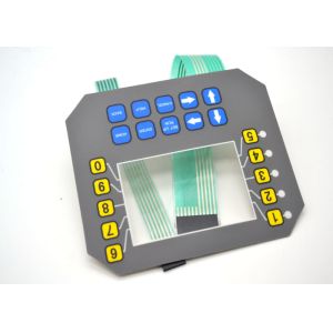 Metal Dome LED Membrane Switch , Membrane Keyboard Water Resistant