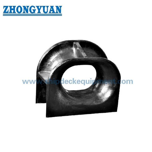 ISO 13729 Type A Deck Mounted Casting Steel Closed Mooring Chock Ship Towing