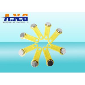 DS1990A Ibutton Key Fob With 8 Kbits RAM Capacity , Stainless Steel Material