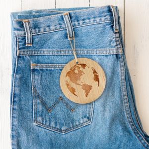 Cheap Bamboo Clothing Caring Tag With Information Printing for sale