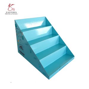 SGS Custom Cardboard Floor Displays With Glossy Lamination