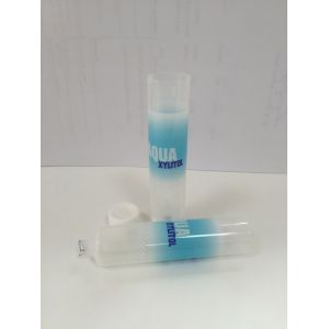 Transparent 10 - 30g Toothpaste PBL Tube Packaging With Screw Cap S5 Thread