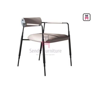 China Stainless Steel Dining Chair With Leahter Padded Cushion For Bar Use on sale