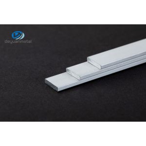 6063 Aluminum Flat Bar 5mm Extruded Rectangular 160Mpa Tensile