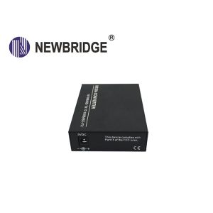 10/100M optic Media Converter Dual Fiber Single mode with 2 RJ45 ports IP switch