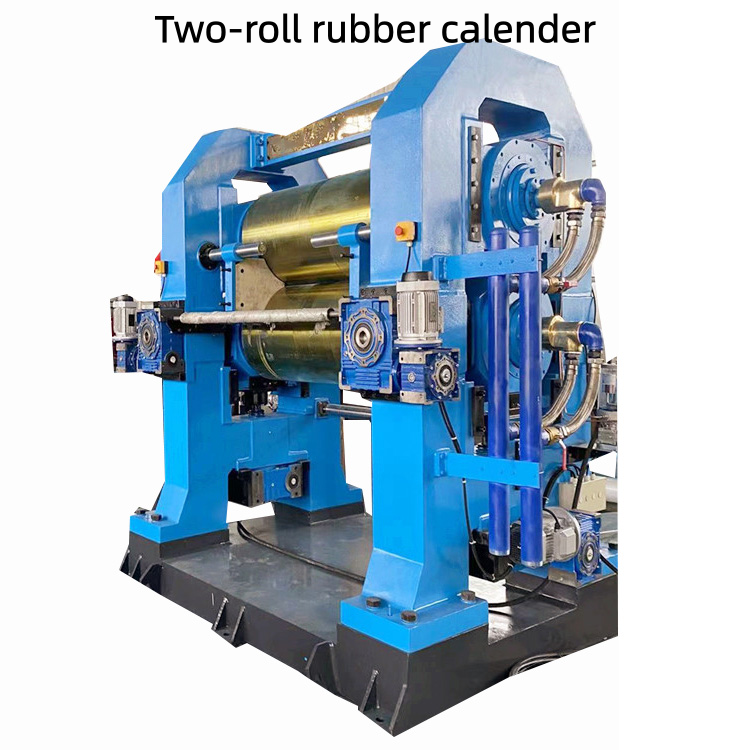 Cheap Double-Roll Rubber Sheet Calender with 360mm Cylinder Diameter 3 Years Warranty and 1000mm to 3000mm Roller Length for sale