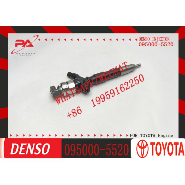 23670-39276 23670-39235 23670-30100 095000-5520 095000-5930 095000-6190 Fuel Injector for Denso Toyota Hilux Hiace 2KD 4WD D4D