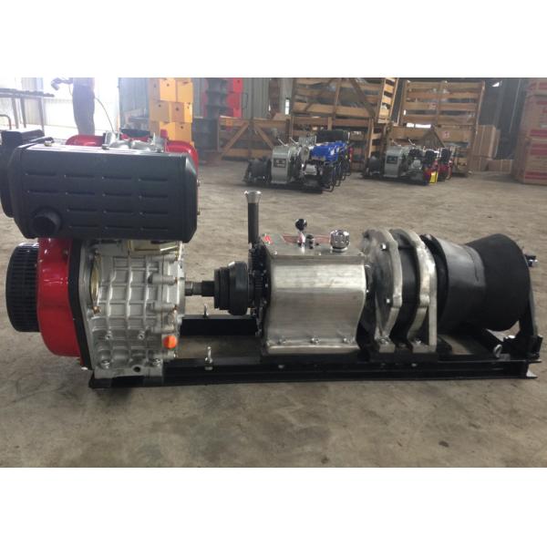Quality 5 Ton Capacity Diesel Engine Wire Rope Winch for Cable Pulling with Compact Structure wholesale