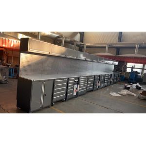 Heavy Duty Garage Storage Tool Cabinet with 18 Gauge Steel and Customized