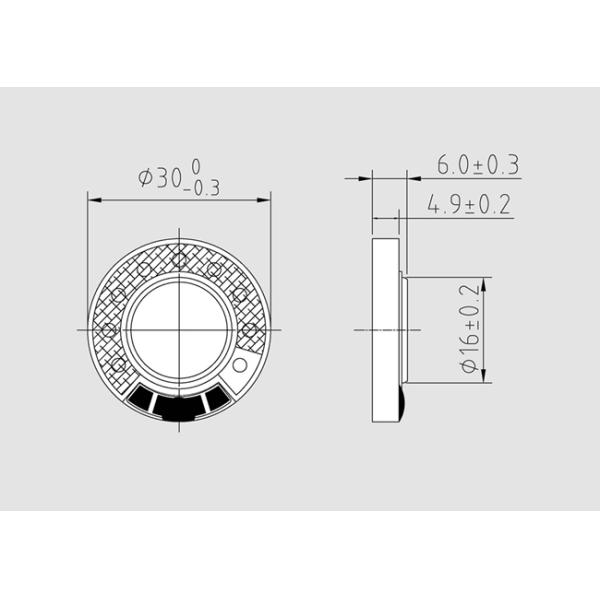 Headset Graphene Film Precision Audio Speakers 32 Ohm 30 Mm For Smart Home Appliances