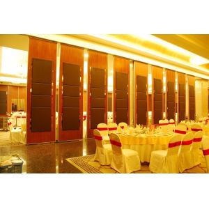 Custom Fireproof Material Sliding Partition Walls For Banquet Hall