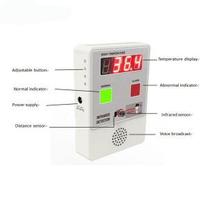 Infrared Temperature Sensor Walk Through Thermometer With High Accurate Chip