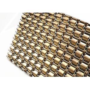 ISO Architectural Steel Mesh Decorative Wire Mesh For Cabinetry And Metal