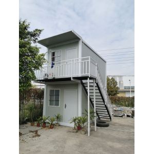 Anti Seismic Collapsible Container Homes 20ft Site Office With Sandwich Panel