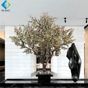 Special Style Artificial Tree Plant , Begonia Flower Tree 5-10 Years Life Time