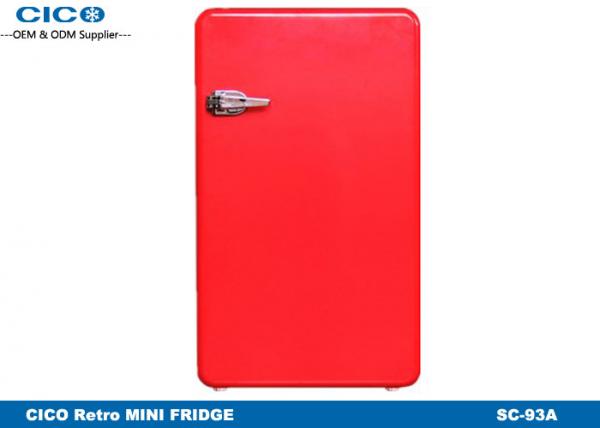 Quality Household Retro Looking Refrigerator , Stainless Steel Retro Fridge wholesale