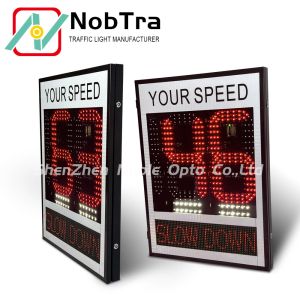 12VDC Traffic Warning Radar Sign With YOUR SPEED