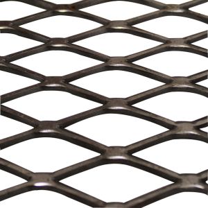 Micro Hole Expanded Wire Mesh / Aluminum Diamond Hole Coating Stretched Mesh