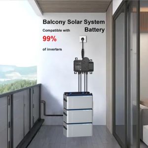 Micro Inverter 800W Plug And Pla Station 1000w Pv Balcony Solar System Battery