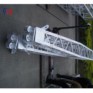 A Shape Lattice Gin Pole Stringing Tools In Tower Erection Tools