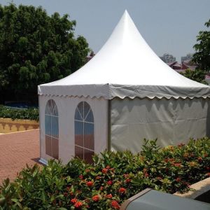 Transparent Pagoda Top High Peak Frame Tent 5x5 Small Canopy Marquee