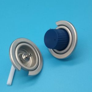 Efficient Compact Gas Canister Valve for Lighter Refill Fuel Canisters with Self