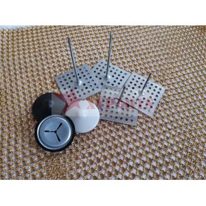 Steel 2-1/2" Perforated Base Insulation Hangers Spindle Type