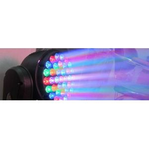 Tri - Color DMX 512 LED Wash Moving Head Lamp , Indoor Beam Led Stage Wash