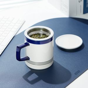 Ready To Ship In Stock Functional Ceramic Coffee Mug BOTTOM With Silicon Ring