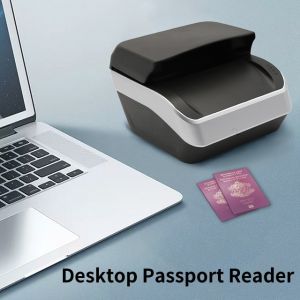 USB Interface Sinosecu Desktop Passport Reader ID Scanner OCR MRZ for Hotel