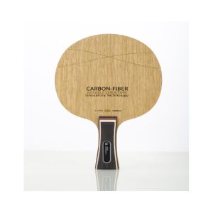 China Yellow Carbon Fiber Blade custom ping pong paddles Penhold Handle on sale