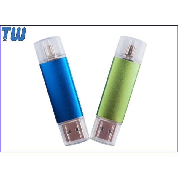 Quality Metal Body Transparent Cap OTG 16GB Pendrive Micro USB Interface wholesale