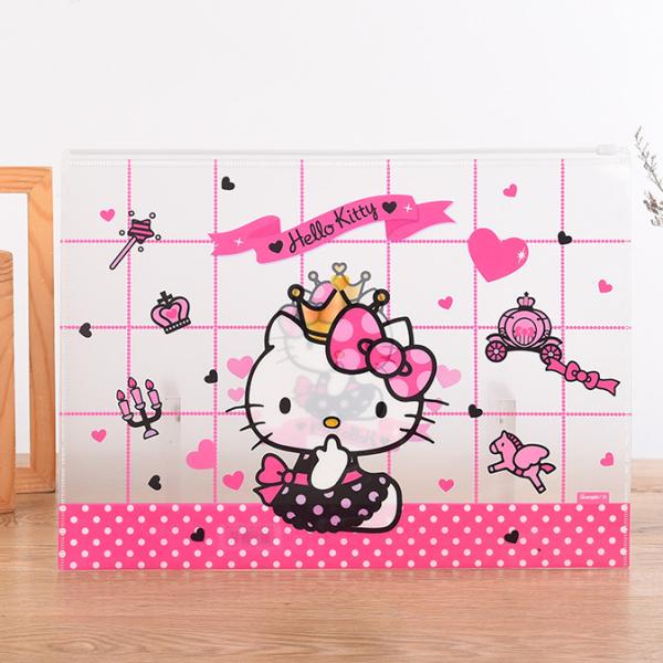 A5 A6 Clear Plastic Document Pouches Transparent File Pouch Zipper Binder Insert