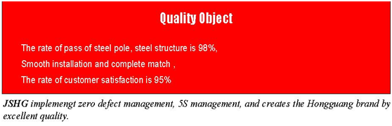 Q345 , Q420 Steel Highway Light Pole 250w 10m Height 3.5mm Thickness