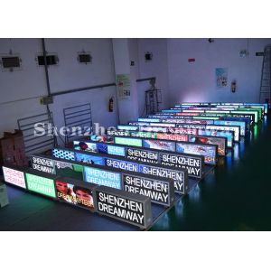 Wireless 4G Wifi Taxi LED Display P5 Double Sided Screen Cab Roof Signs SMD2727