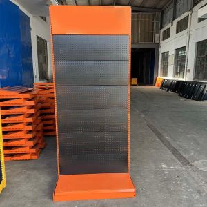 Cheap Factory Customize Orange Shelf with display board and logo for sale