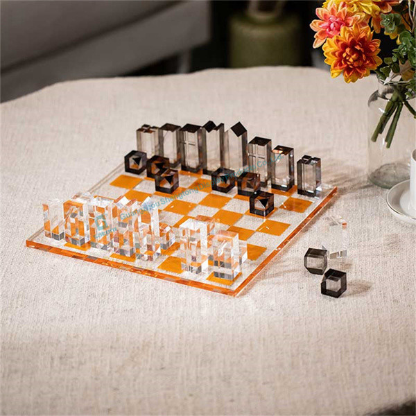 Quality Personalized Gifts Chess Board Game Set Acrylic wholesale