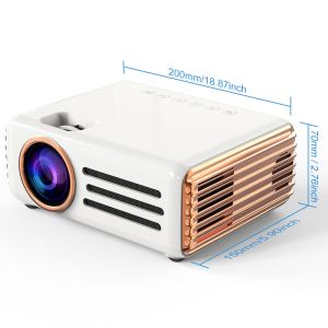 T3 HD Mini Projector 1080P Android 9.0 200 ANSI Lumens Projector