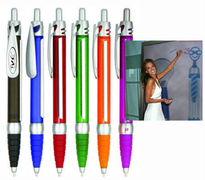 Quality printed slogan flag pen,cheap banner ball pen wholesale
